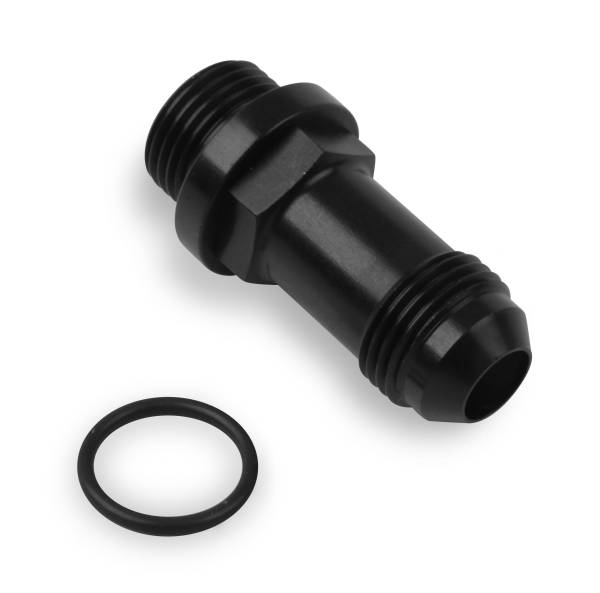 Holley - Holley FUEL INLET FITTING (LONG -6 STYLE) BLACK 26-164-1