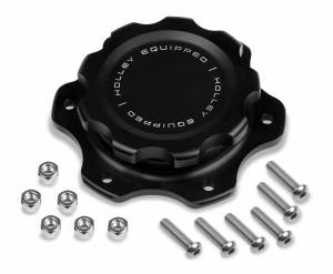 Fuel Tanks - Accessories - Holley - 241-226 Holley BILLET FUEL CELL CAP W/6 BOLT FLANGE - HOLLEY