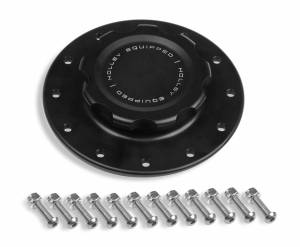 Fuel Tanks - Accessories - Holley - 241-227 Holley BILLET FUEL CELL CAP W/12 BOLT FLANGE - HOLLEY