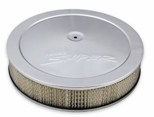 Sniper Air Cleaner Assembly, 14 x 4  Chrome Finish